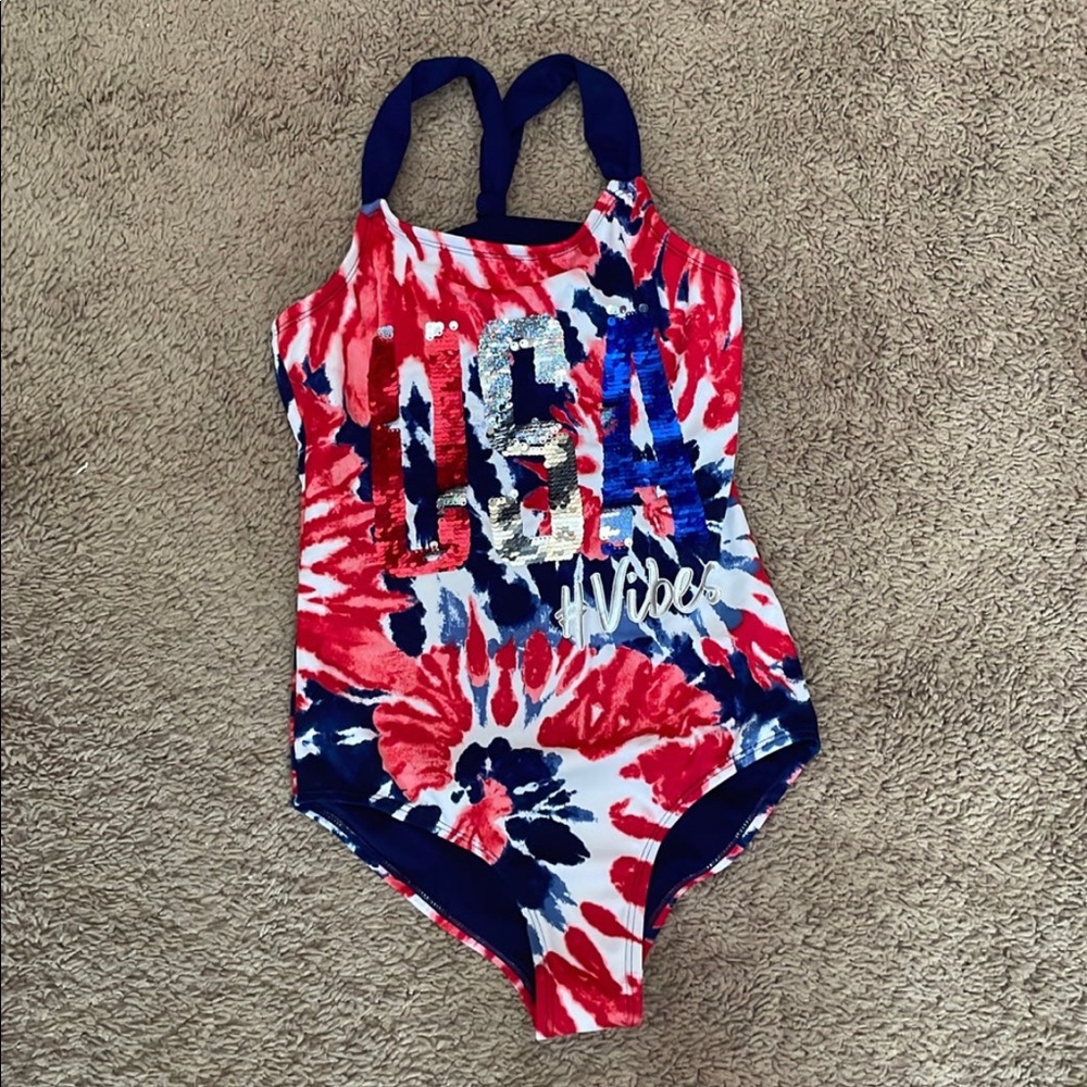 Girls one piece swim size 10